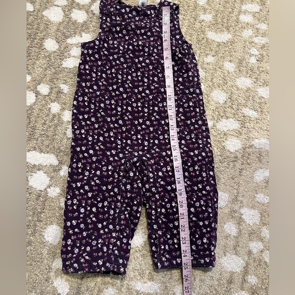 Vintage Baby Gap Floral Corduroy Romper - 18/24M - Picture 6 of 13